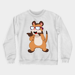 Meerkat Sunglasses Crewneck Sweatshirt